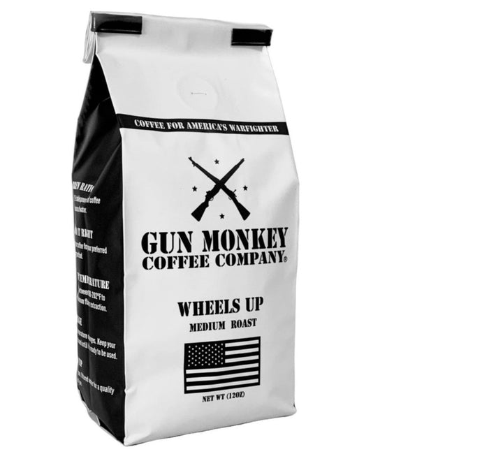 Wheels Up (Medium Roast) - Gun Monkey Coffee Company 